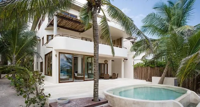 Beachfront Villas In Tulum Beach- Best Location! 0*,  מקסיקו
