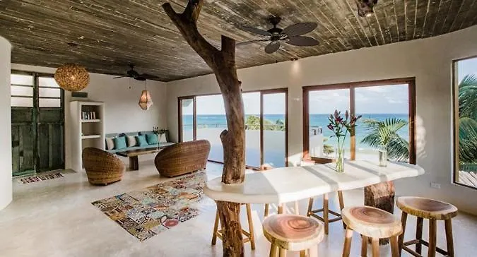 Beachfront Villas In Tulum Beach- Best Location! 0*,